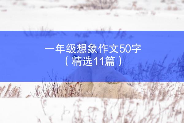 一年级想象作文50字（精选11篇）