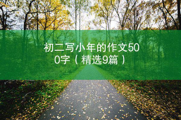 初二写小年的作文500字（精选9篇）