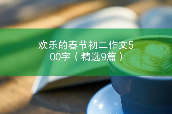 欢乐的春节初二作文500字（精选9篇）