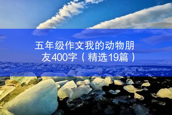 五年级作文我的动物朋友400字（精选19篇）