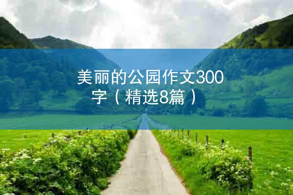 美丽的公园作文300字（精选8篇）