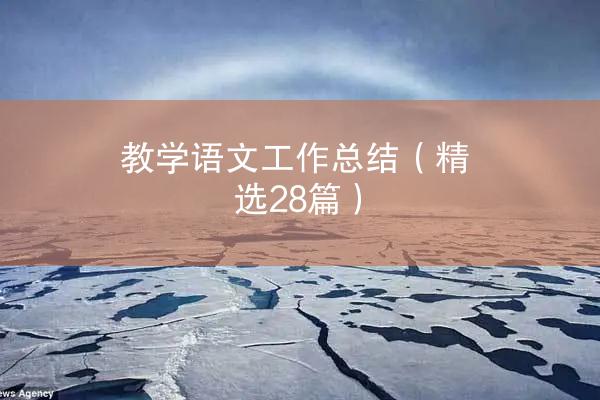 教学语文工作总结（精选28篇）