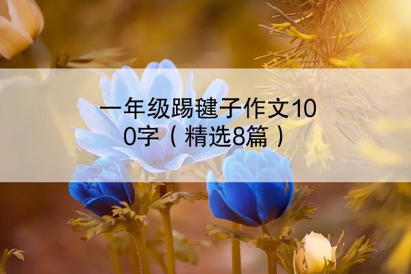 一年级踢毽子作文100字（精选8篇）