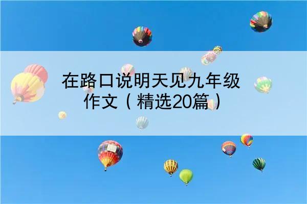 在路口说明天见九年级作文（精选20篇）