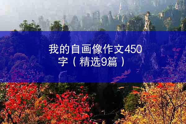 我的自画像作文450字（精选9篇）