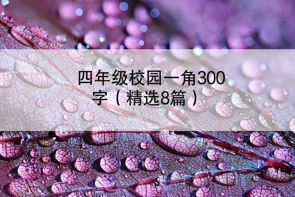 四年级校园一角300字（精选8篇）