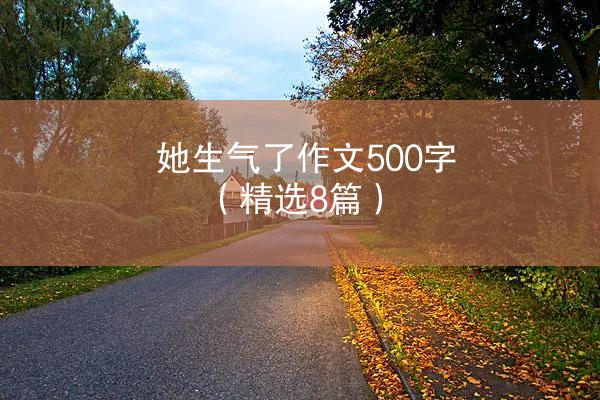 她生气了作文500字（精选8篇）