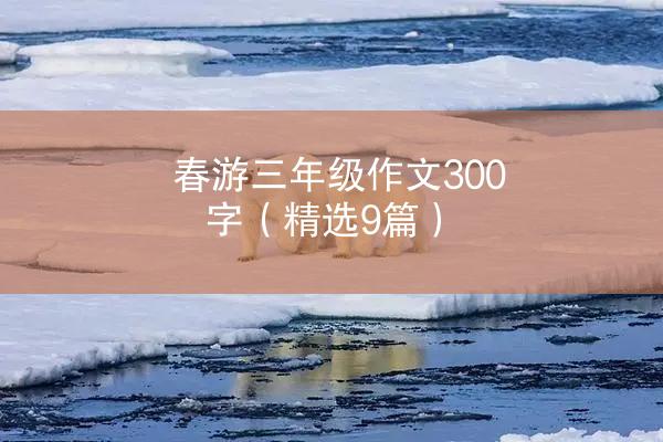 春游三年级作文300字（精选9篇）