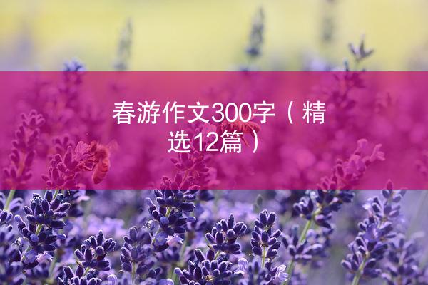 春游作文300字（精选12篇）