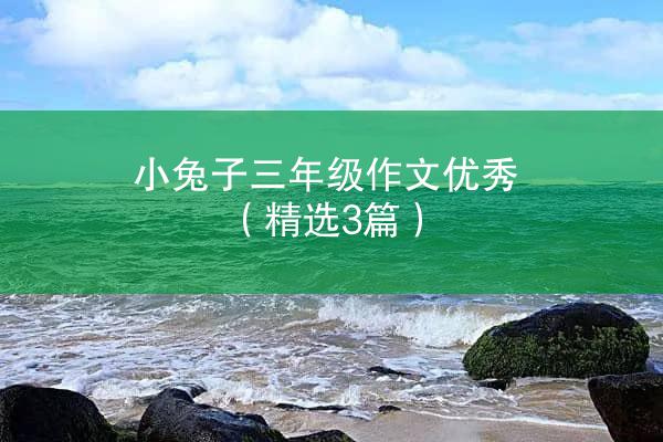 小兔子三年级作文优秀（精选3篇）