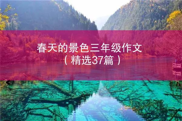 春天的景色三年级作文（精选37篇）