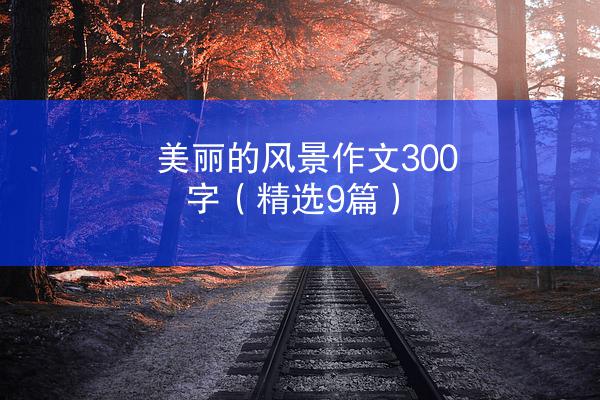 美丽的风景作文300字（精选9篇）