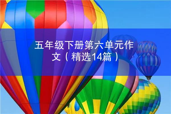 五年级下册第六单元作文（精选14篇）