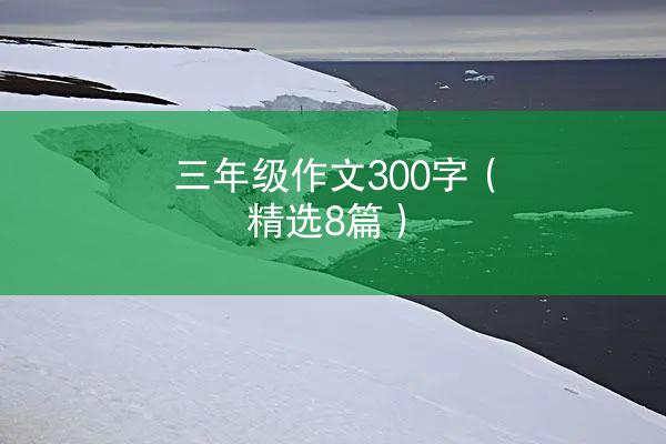 三年级作文300字（精选8篇）