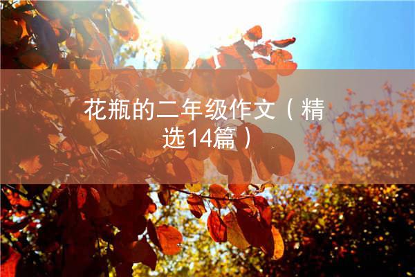 花瓶的二年级作文（精选14篇）