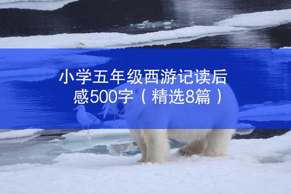 小学五年级西游记读后感500字（精选8篇）