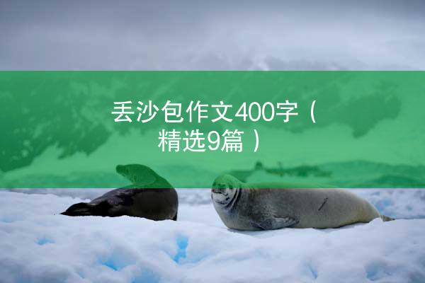 丢沙包作文400字（精选9篇）