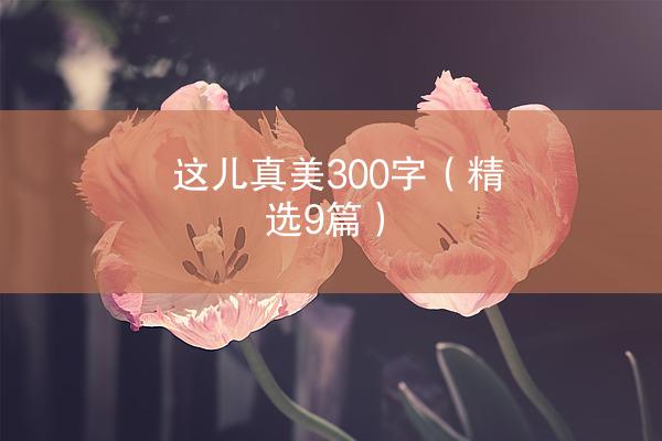 这儿真美300字（精选9篇）