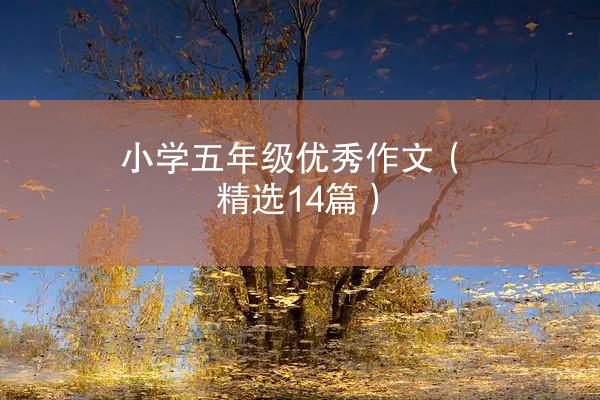 小学五年级优秀作文（精选14篇）