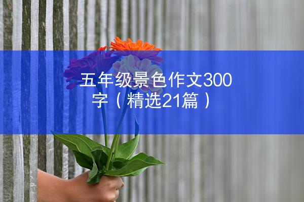 五年级景色作文300字（精选21篇）