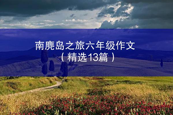 南麂岛之旅六年级作文（精选13篇）