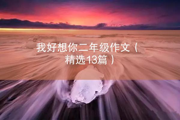 我好想你二年级作文（精选13篇）