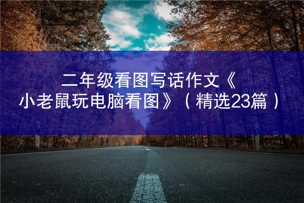 二年级看图写话作文《小老鼠玩电脑看图》（精选23篇）