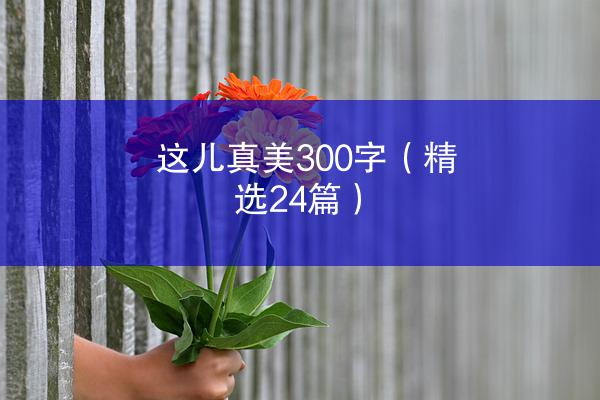 这儿真美300字（精选24篇）