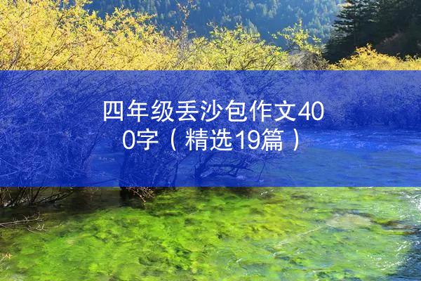 四年级丢沙包作文400字（精选19篇）