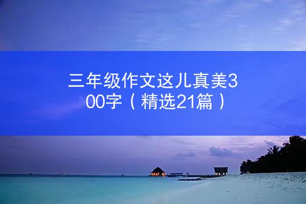 三年级作文这儿真美300字（精选21篇）