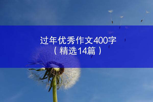 过年优秀作文400字（精选14篇）